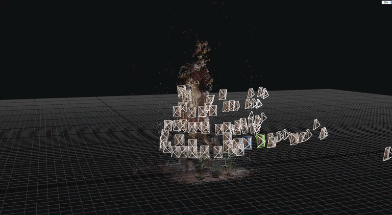 Interaktive Bewegung durch eine 3D-Punktwolke