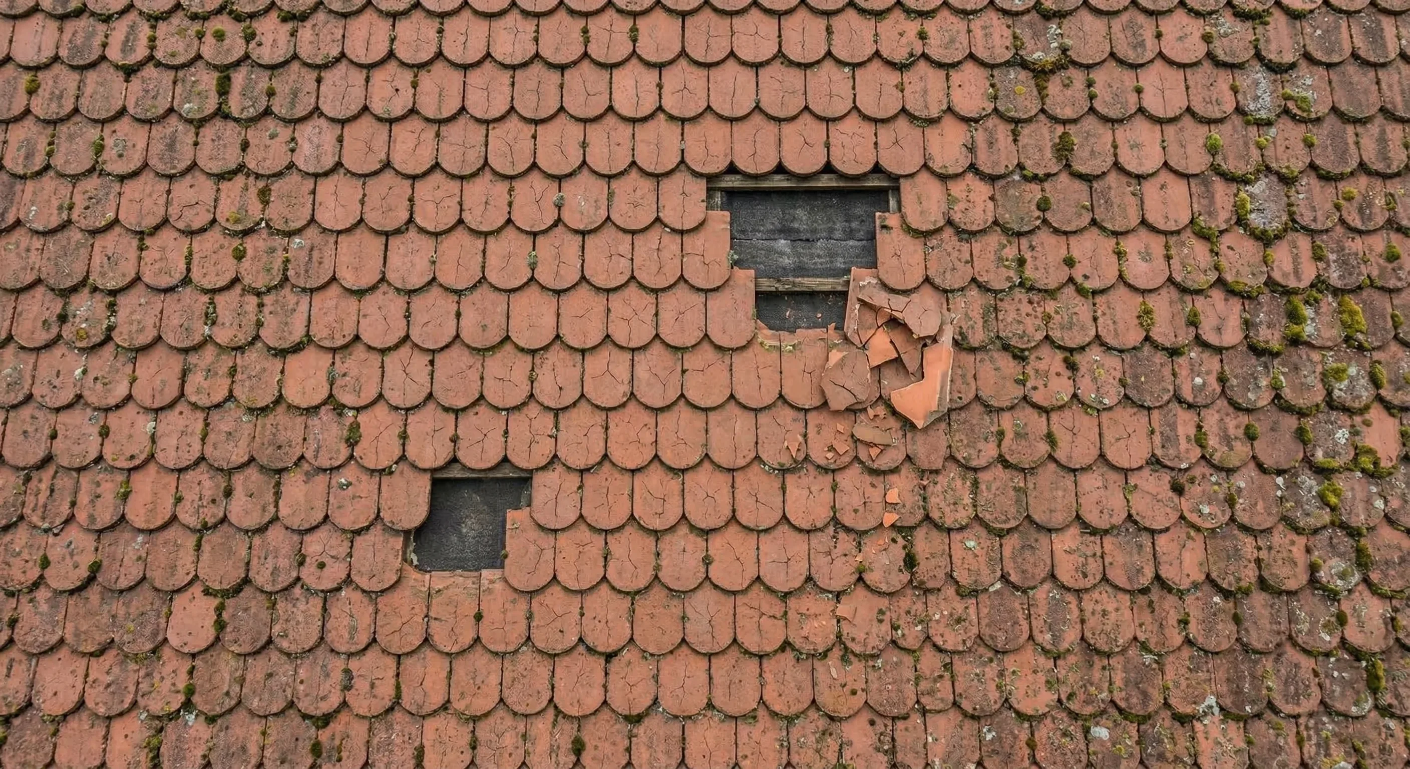 Dachinspektion eines Wohngebäudes per Drohne