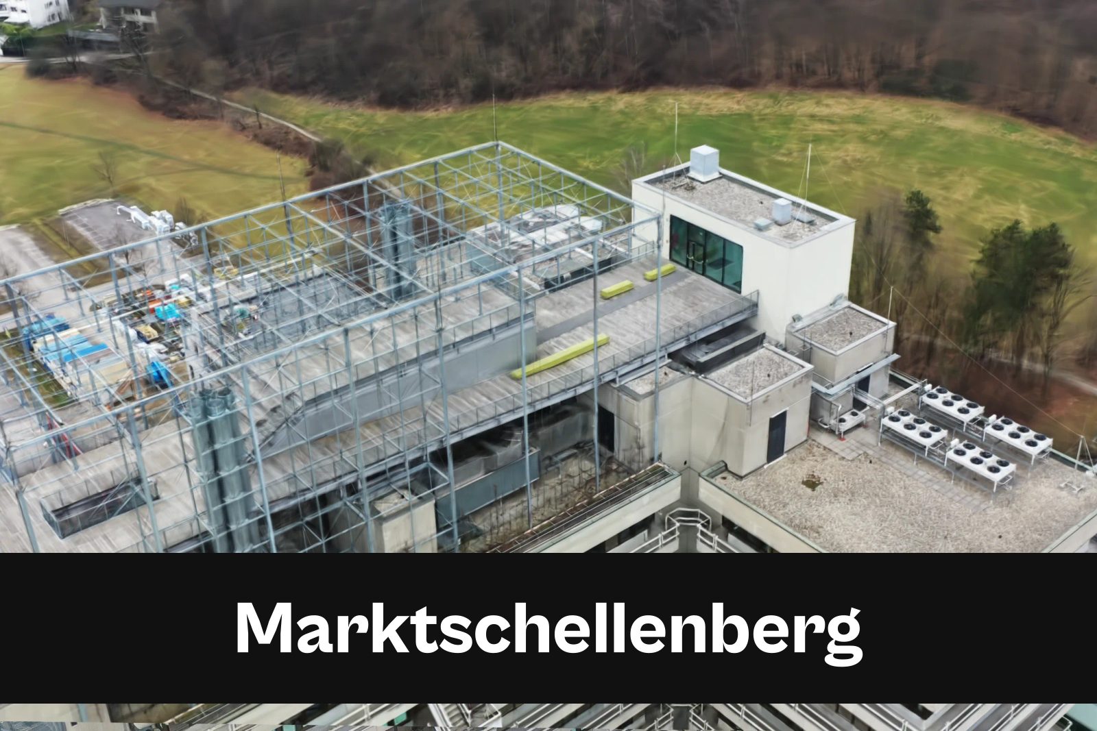 Fotorealistisches 3D-Modell als Gaussian Splat aus Drohnenaufnahmen in Marktschellenberg mit Standort-Badge
