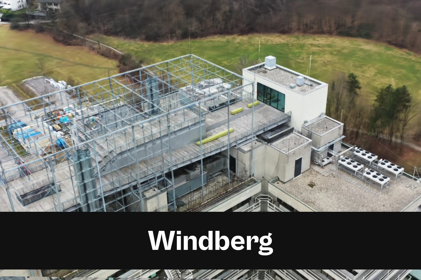 Fotorealistisches 3D-Modell als Gaussian Splat aus Drohnenaufnahmen in Windberg mit Standort-Badge